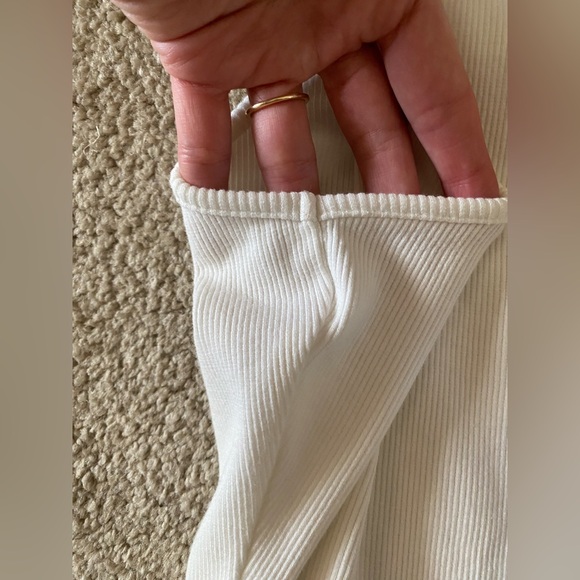 Maeve by Anthropologie One Shoulder Tank White Medium - Picture 12 of 12